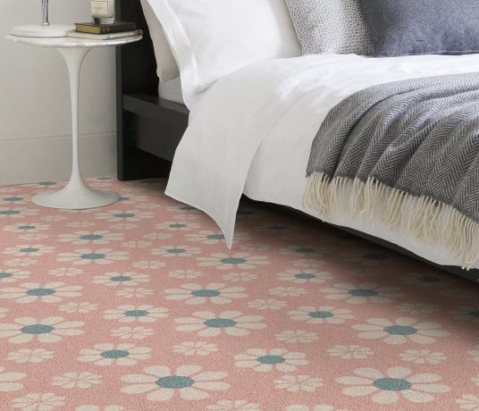 Quirky Bloom Gelato Carpet 7170 in Bedroom