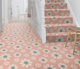 Quirky Bloom Gelato Carpet 7170 on Stairs thumb