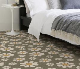 Quirky Bloom Oliva Carpet 7174 in Bedroom thumb