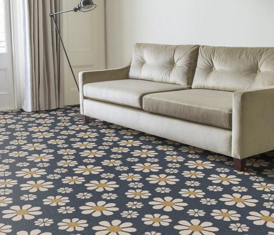 Quirky Bloom Pizzelle Carpet 7171 in Living Room