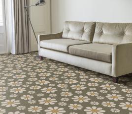 Quirky Bloom Oliva Carpet 7174 in Living Room thumb