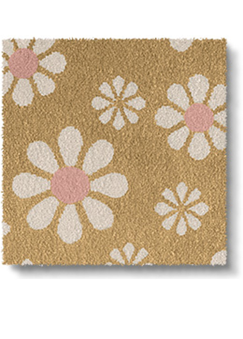 Alternative Flooring, Inspiration, Summer Trends 2023, Quirky Bloom Polenta patterned carpet